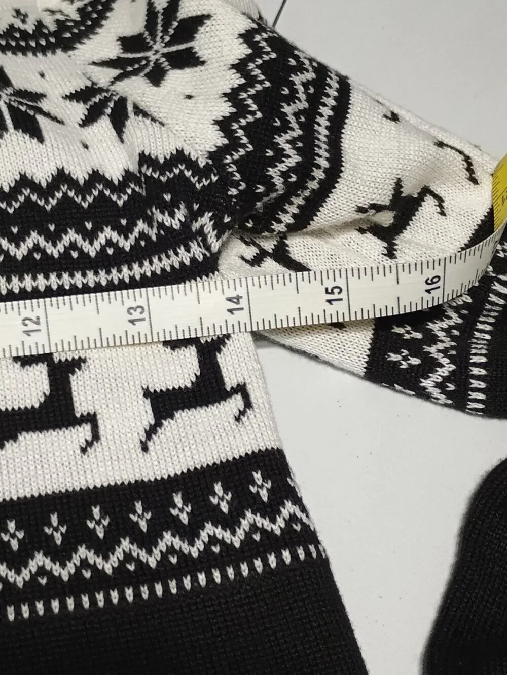 The Children’s Place Girls Fair Isle Reindeer Sweater Dress Size Large 10/12 NWT - Picture 8 of 9